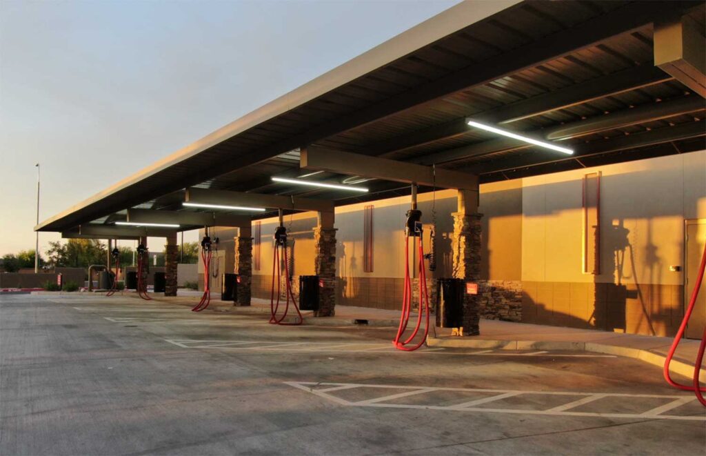 Car Wash Vacuum Station Shade Full Cantilever System car wash shade