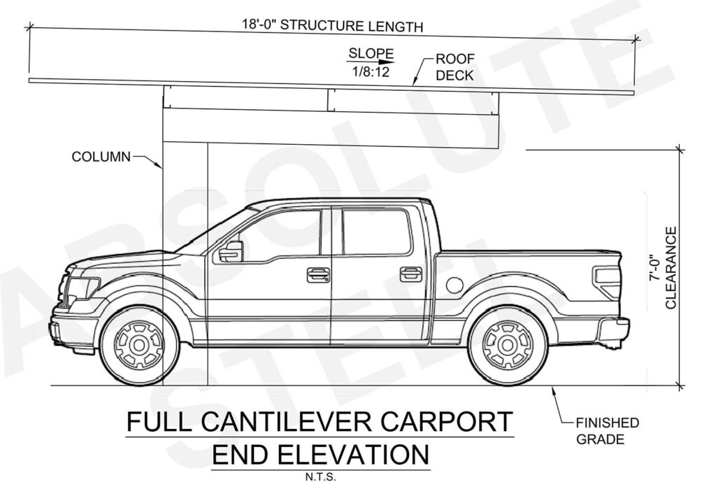Full Cantilever System Elevation Full Cantilever System Elevation