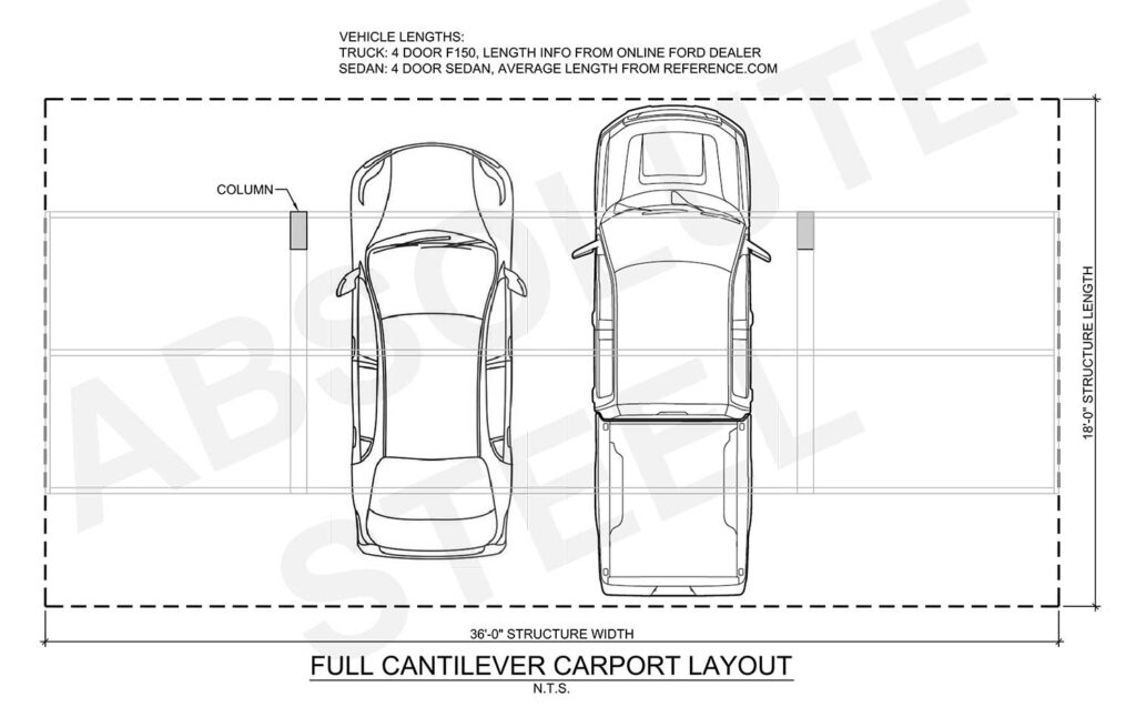 Full Cantilever System Elevation Full Cantilever System Elevation