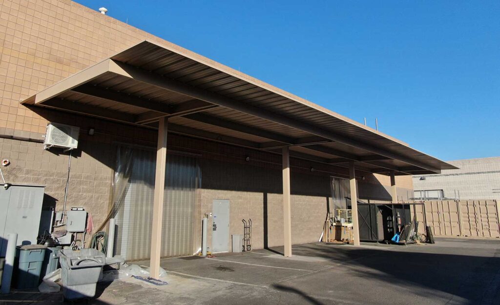 Equipment Shaded Parking Area