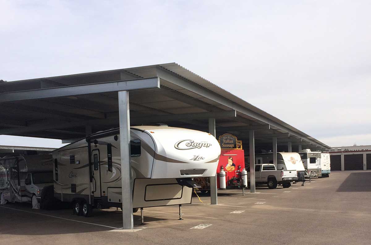 Post and Purlin RV Storage